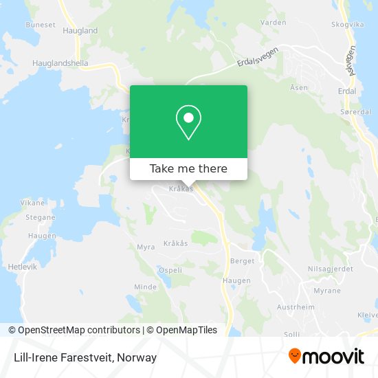 Lill-Irene Farestveit map