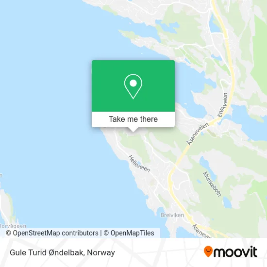 Gule Turid Øndelbak map