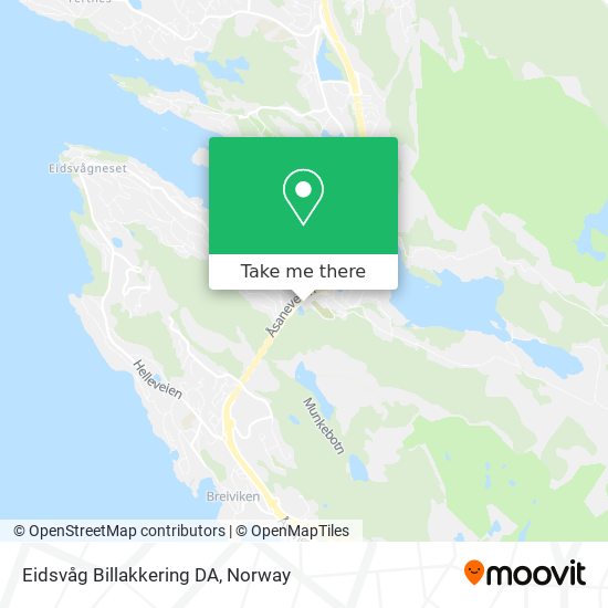 Eidsvåg Billakkering DA map