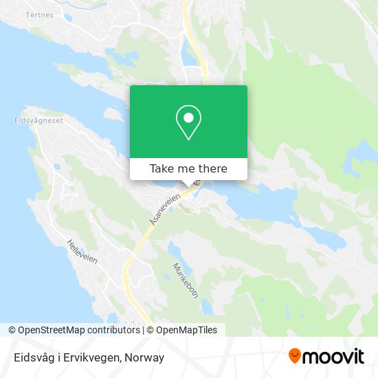 Eidsvåg i Ervikvegen map