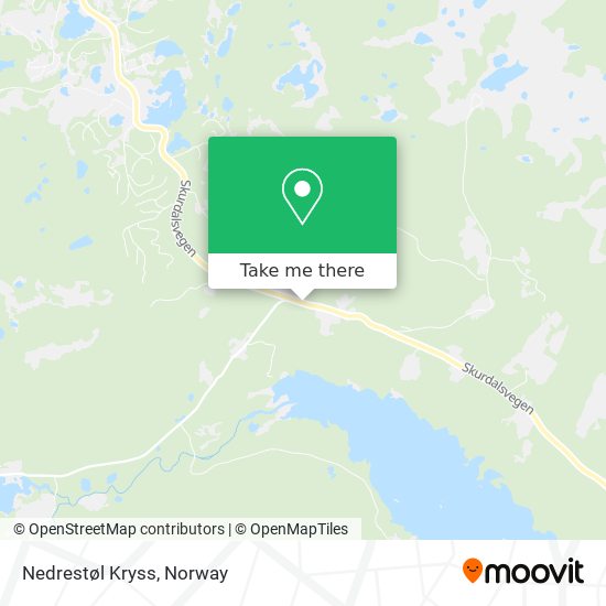 Nedrestøl Kryss map