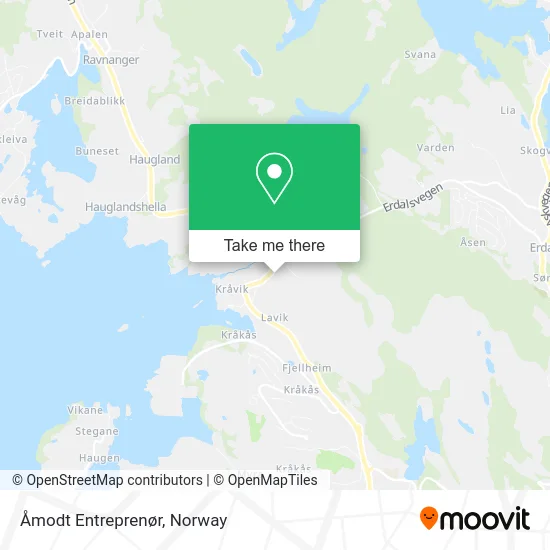Åmodt Entreprenør map