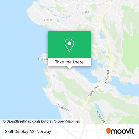 Skilt Display AS map