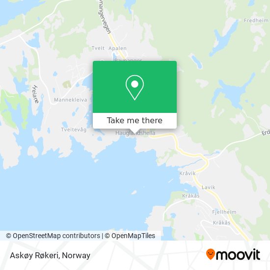 Askøy Røkeri map