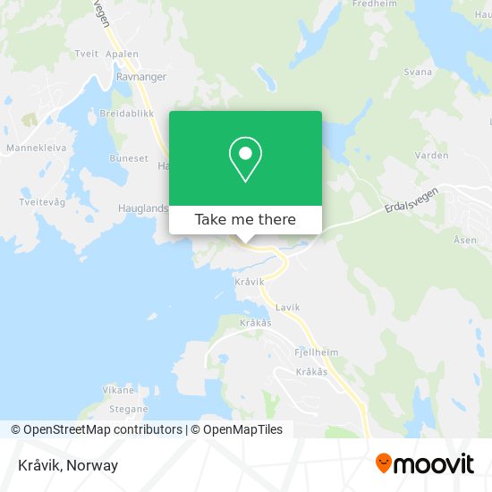 Kråvik map