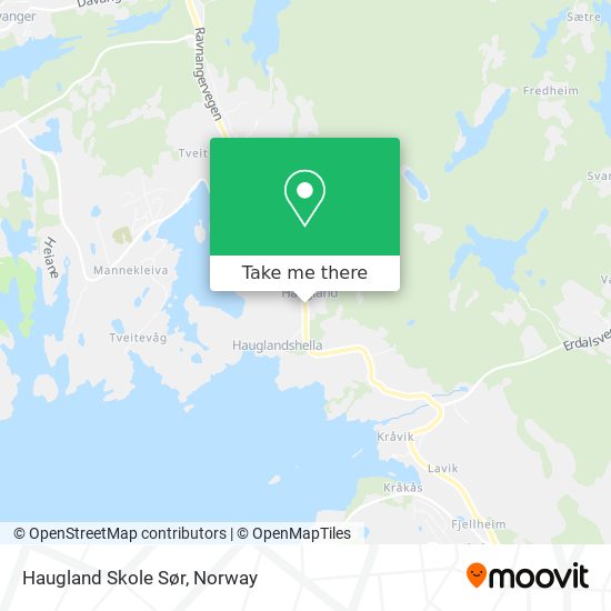 Haugland Skole Sør map