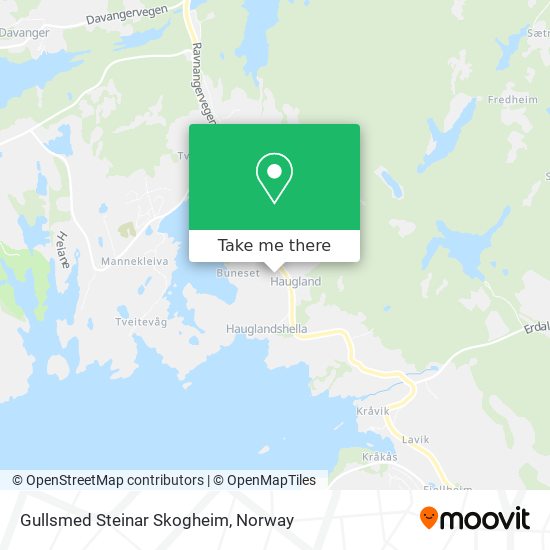 Gullsmed Steinar Skogheim map