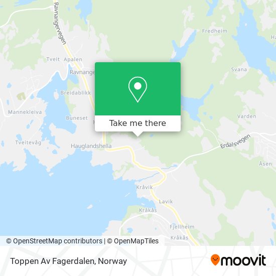 Toppen Av Fagerdalen map