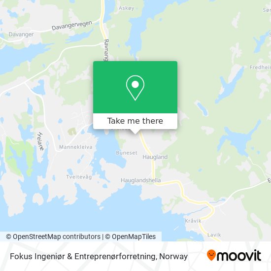 Fokus Ingeniør & Entreprenørforretning map