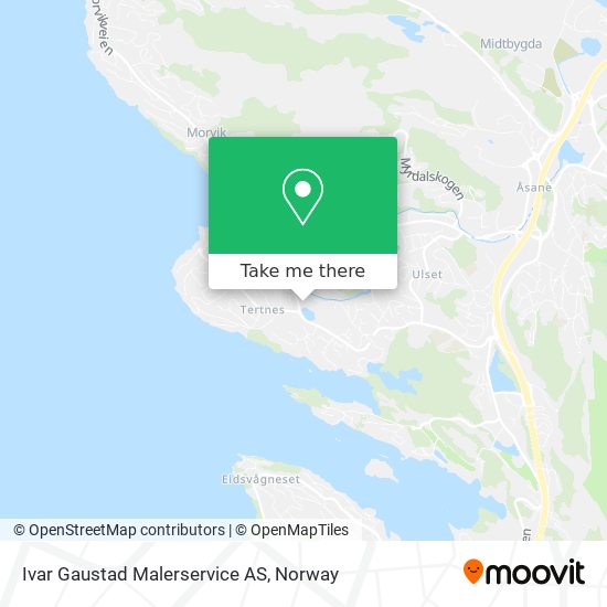 Ivar Gaustad Malerservice AS map