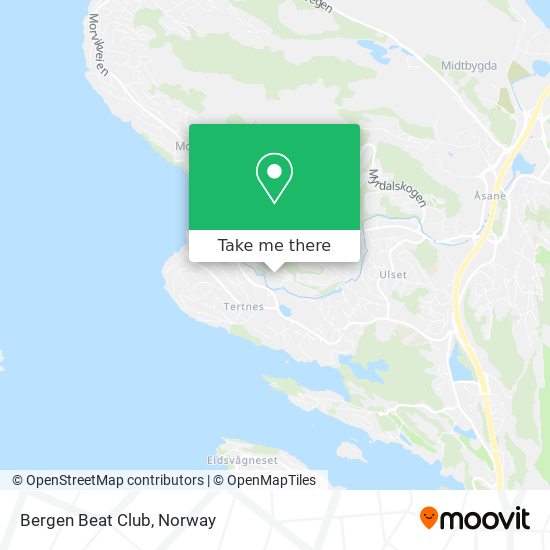 Bergen Beat Club map