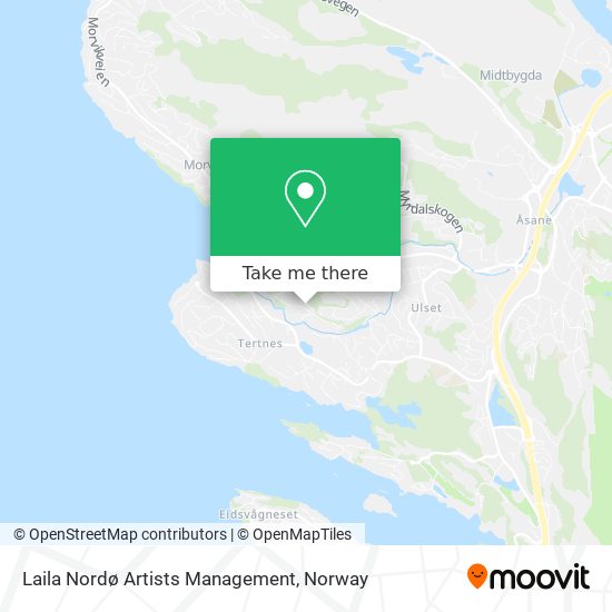 Laila Nordø Artists Management map