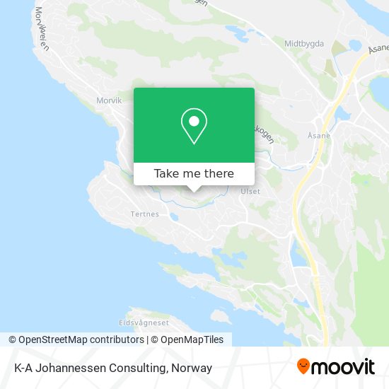 K-A Johannessen Consulting map