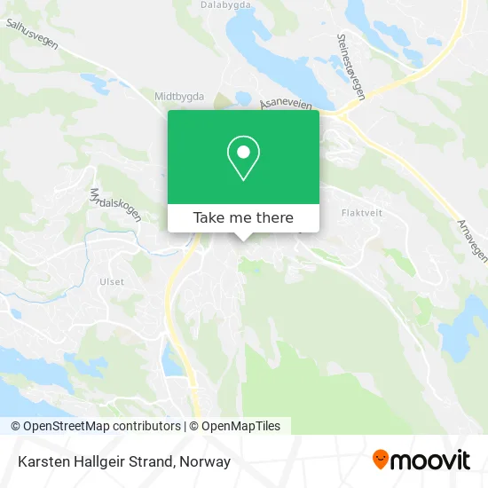 Karsten Hallgeir Strand map