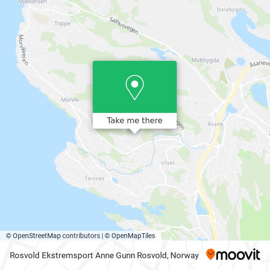 Rosvold Ekstremsport Anne Gunn Rosvold map