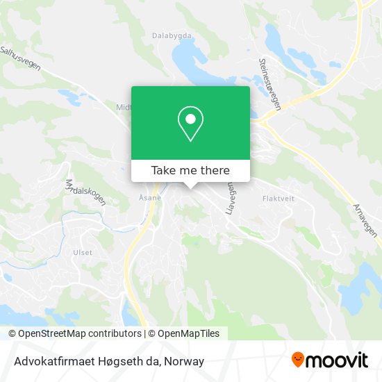 Advokatfirmaet Høgseth da map