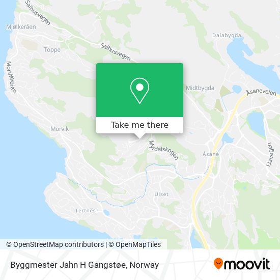 Byggmester Jahn H Gangstøe map