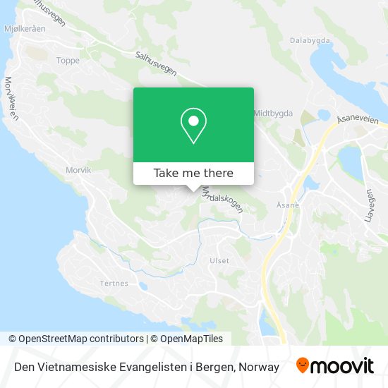 Den Vietnamesiske Evangelisten i Bergen map