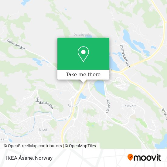 IKEA Åsane map