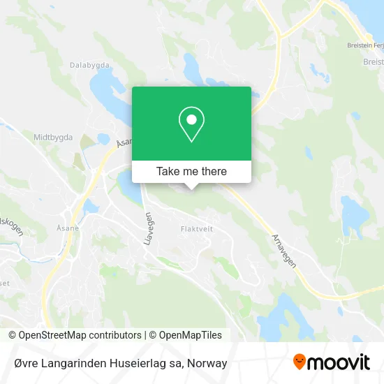 Øvre Langarinden Huseierlag sa map