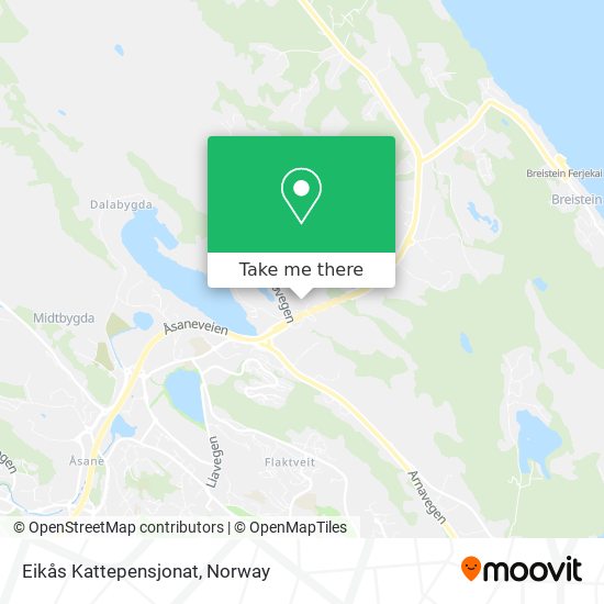 Eikås Kattepensjonat map