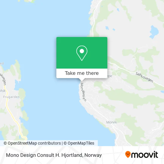 Mono Design Consult H. Hjortland map