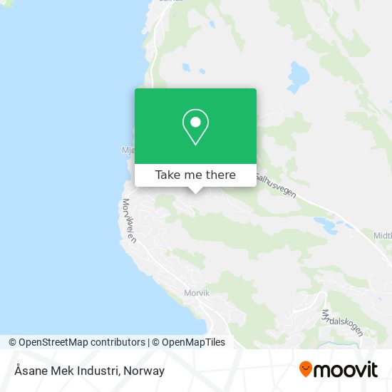 Åsane Mek Industri map