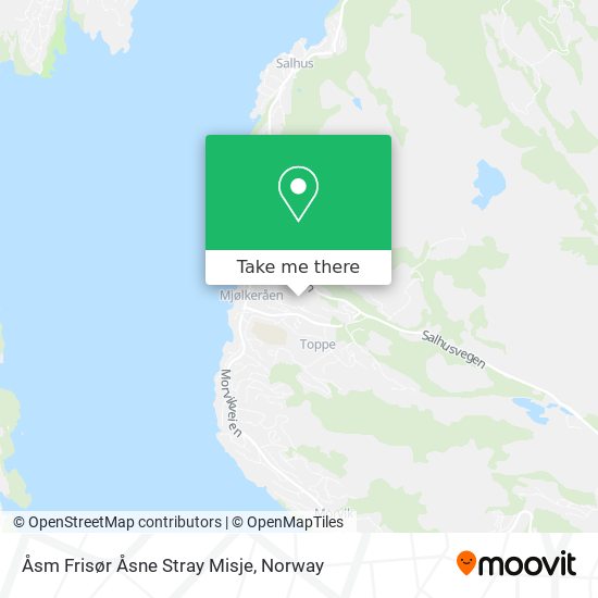 Åsm Frisør Åsne Stray Misje map