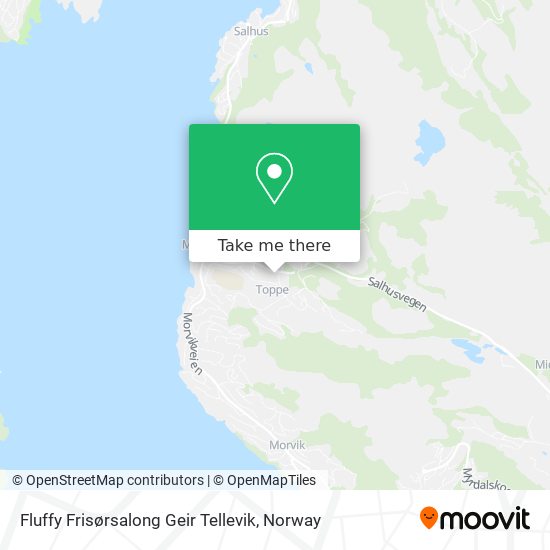 Fluffy Frisørsalong Geir Tellevik map