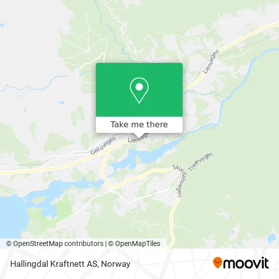 Hallingdal Kraftnett AS map