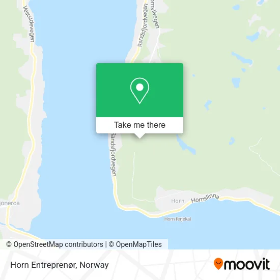 Horn Entreprenør map