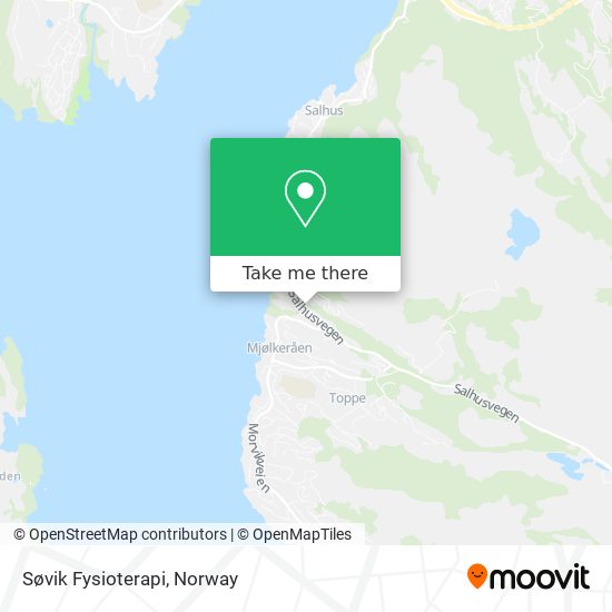 Søvik Fysioterapi map