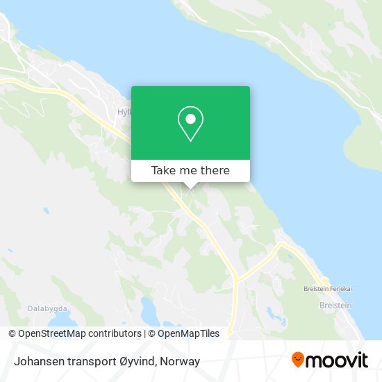 Johansen transport Øyvind map