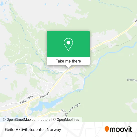 Geilo Aktivitetssenter map