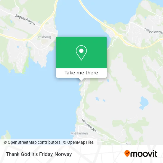 Thank God It's Friday map