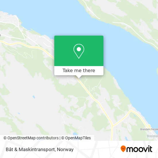 Båt & Maskintransport map