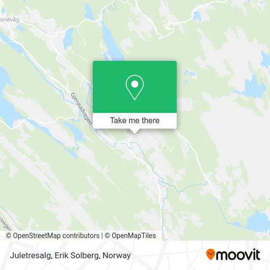 Juletresalg, Erik Solberg map