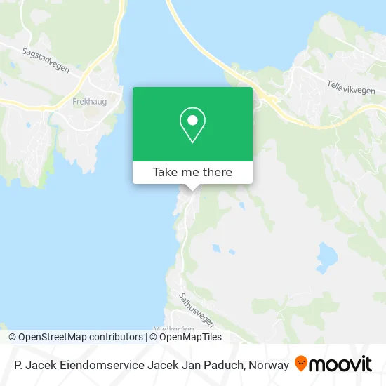 P. Jacek Eiendomservice Jacek Jan Paduch map
