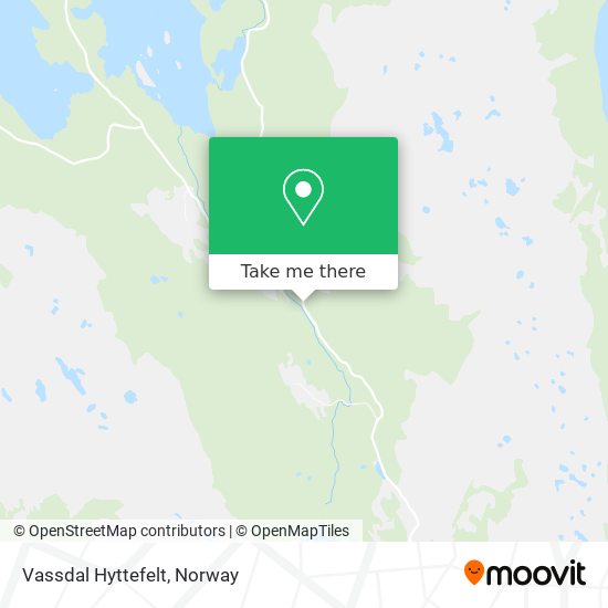 Vassdal Hyttefelt map