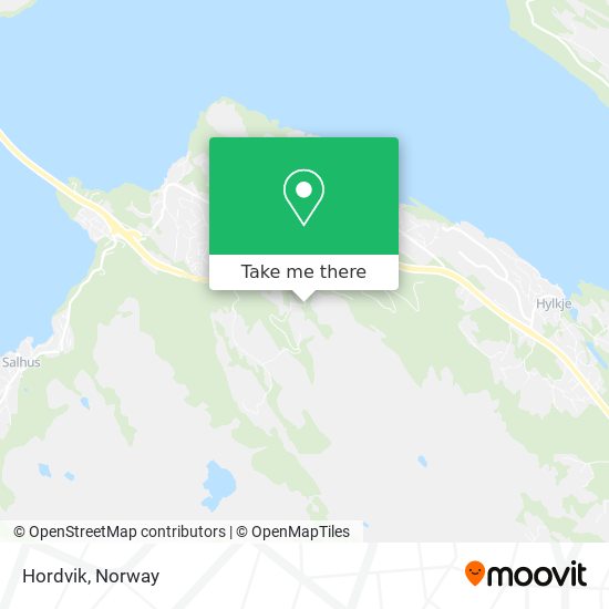 Hordvik map