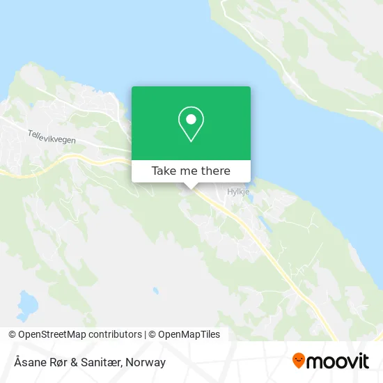 Åsane Rør & Sanitær map