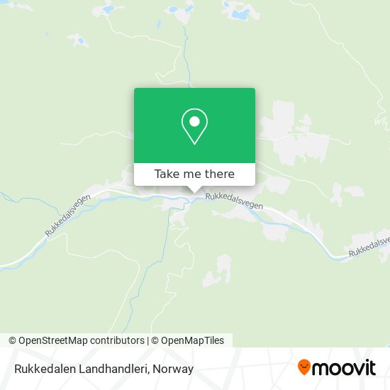 Rukkedalen Landhandleri map