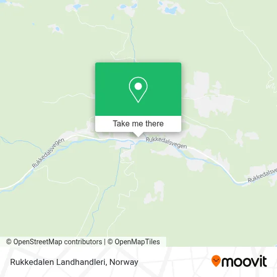 Rukkedalen Landhandleri map