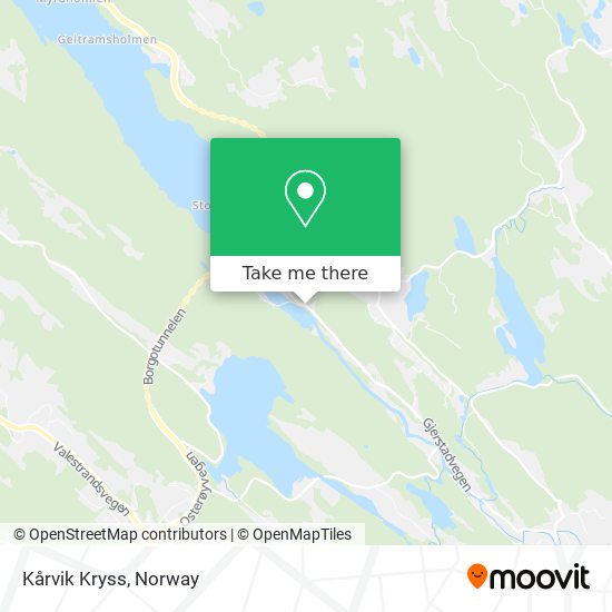 Kårvik Kryss map