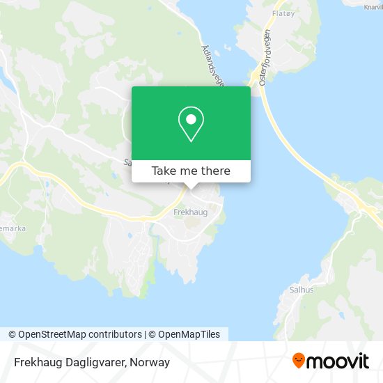 Frekhaug Dagligvarer map