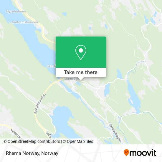 Rhema Norway map