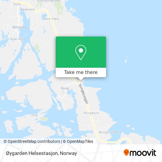 Øygarden Helsestasjon map