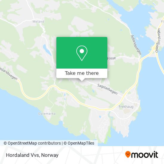 Hordaland Vvs map