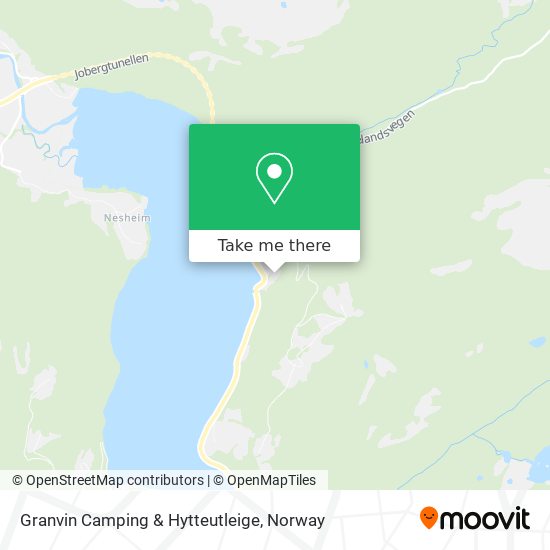 Granvin Camping & Hytteutleige map