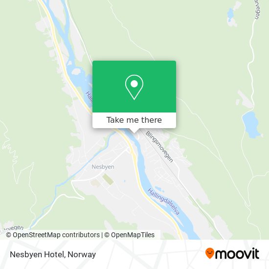 Nesbyen Hotel map